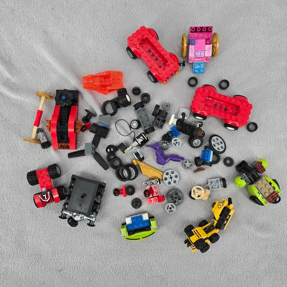 LEGO Mixed Bulk Lot Assorted Building Bricks Vehicle Parts Kids Creative Play